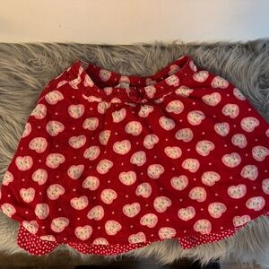 Corduroy cute cat skirt